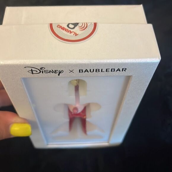 Disney x baublebar Mickey Mouse pink/red colorblock Bag Charm/keychain - Picture 7 of 7